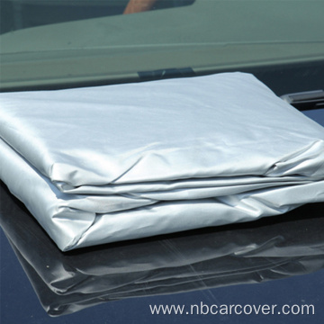 Summer outdoor non-scratch SUV car cover with zipper